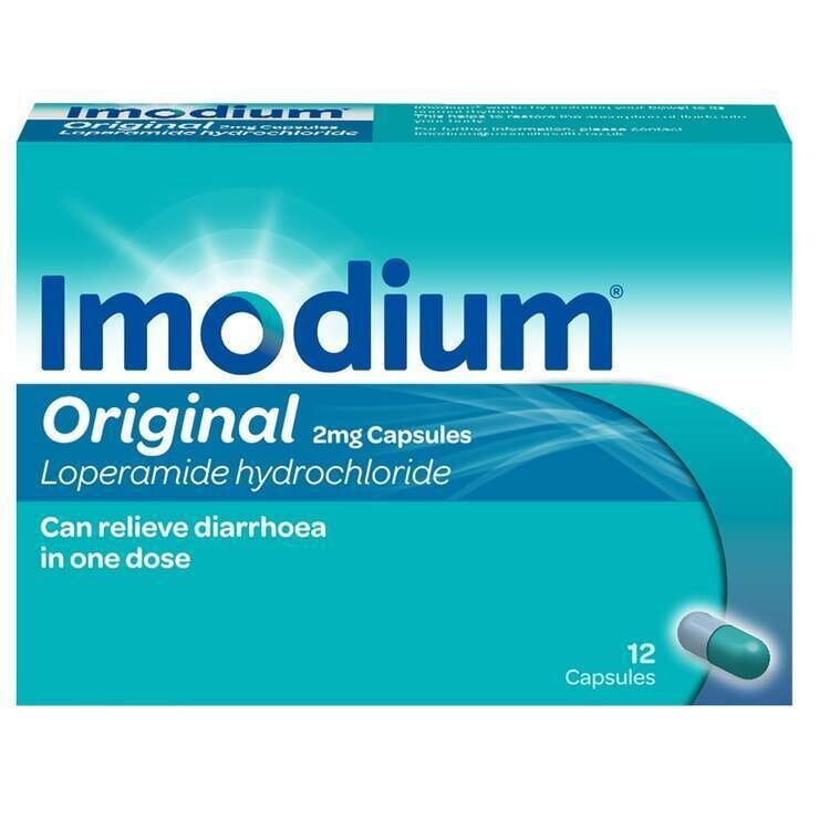 Imodium Original Capsules – 12 Capsules