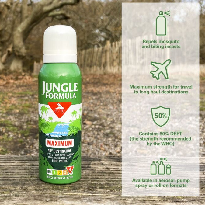 Jungle Formula Maximum Insect Repellent Aerosol 125ml
