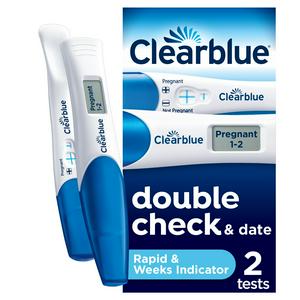 Pregnancy Test Combo Pack – Double-Check & Date (2 Tests)