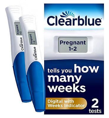 Clearblue Digital Pregnancy Test with Weeks Indicator – 2 Tests