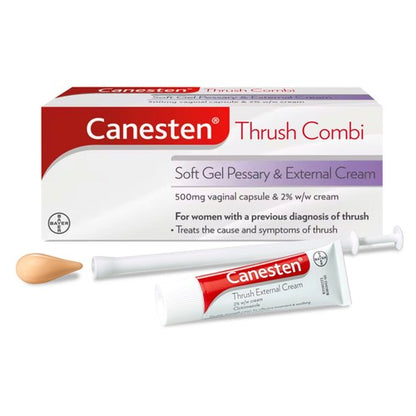 Canesten Thrush Combi Pessary (Soft Gel) & External Cream 10g