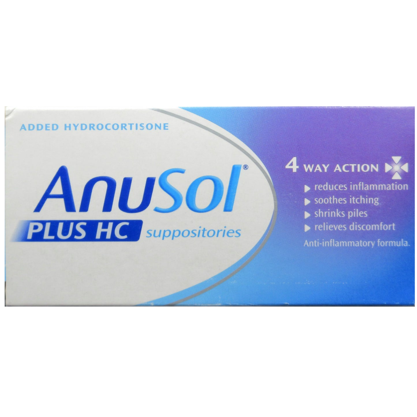 Anusol Plus HC Suppositories 12 Pack