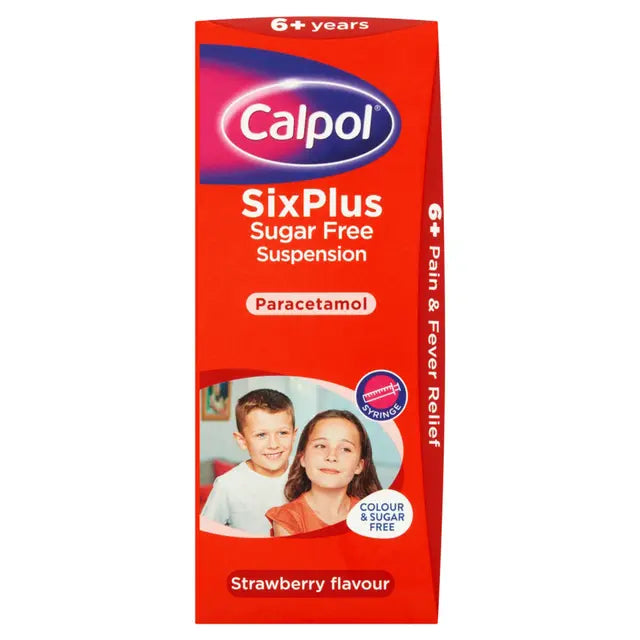 Calpol Six Plus Sugar Free Suspension