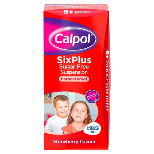 Calpol Six Plus Sugar Free Suspension