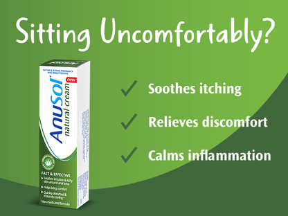 Anusol Natural Cream 30g – Gentle Haemorrhoid Relief
