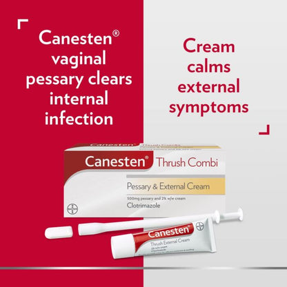 Canesten Thrush Combi Pessary (Soft Gel) & External Cream 10g