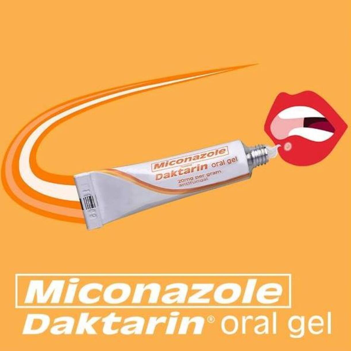 Daktarin Sugar Free Oral Gel 15g – Oral Thrush Treatment