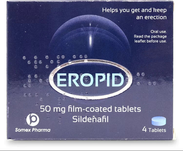 Eropid 50mg Sildenafil Tablets