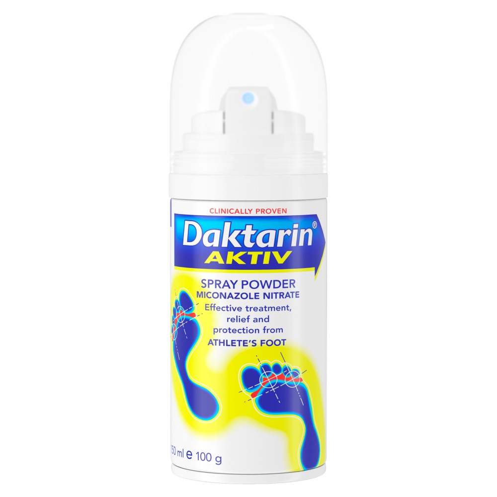 Daktarin Aktiv Athlete’s Foot Spray Powder 100g
